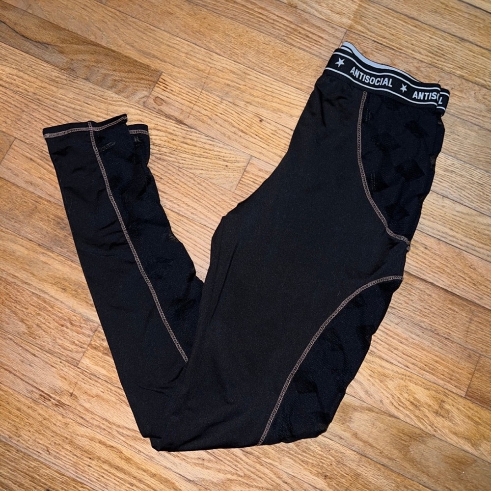 Fashion Nova “antisocial” mesh Leggings